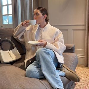 Zara oversized pocket bomber